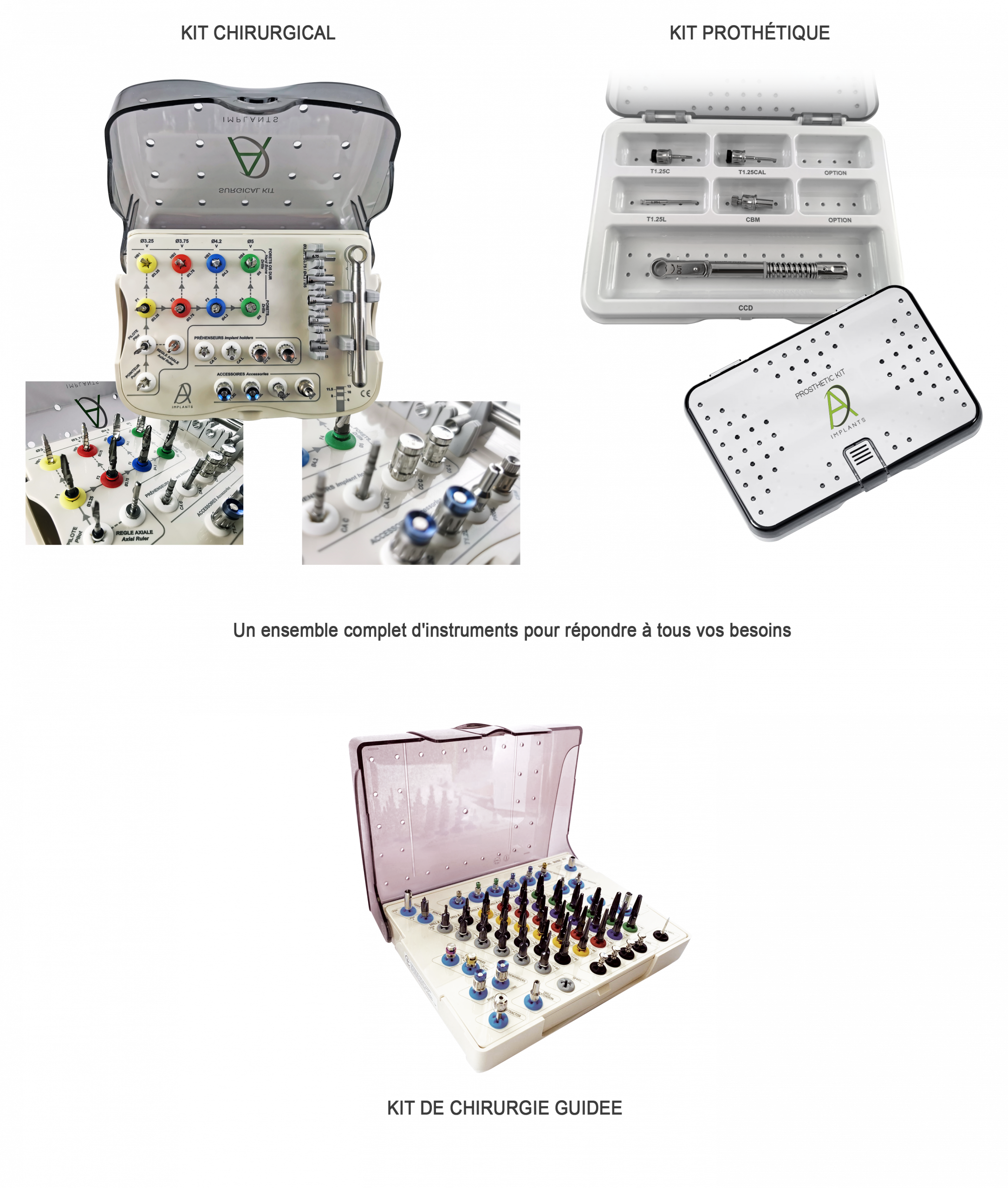 Implant IBL - Instruments - Surgical kit and Prosthetic