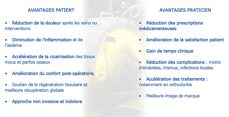 PDT Benefits for patients and practitionners