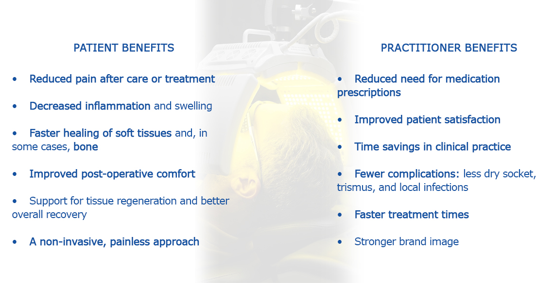 PDT Benefits for patients and practitionners
