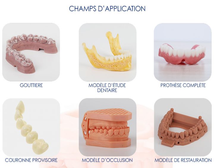 Champ d'application - imprimante 3D